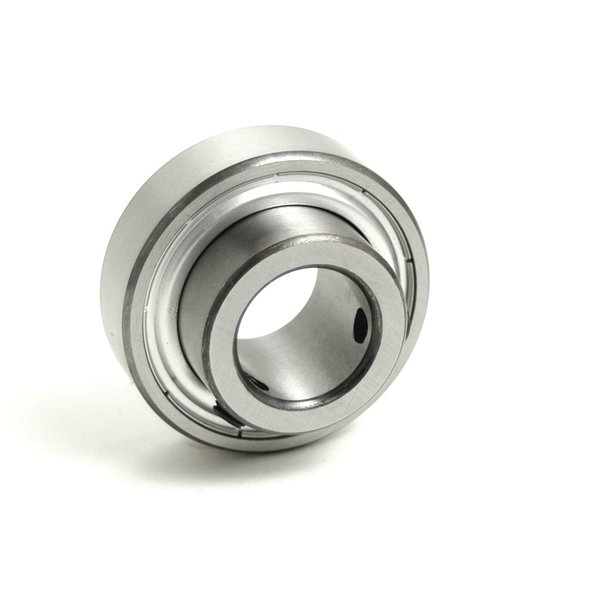 Tritan Insert Bearing, Light Duty, Cylindrical OD, Set Scrw, 1.25-in. Bore Dia., 72mm OD, 32mm Inner Ring W CSB207-20
